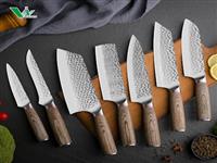 Набор Кованых Кухонных Ножей Из Нержавеющей Стали,7 Шт.